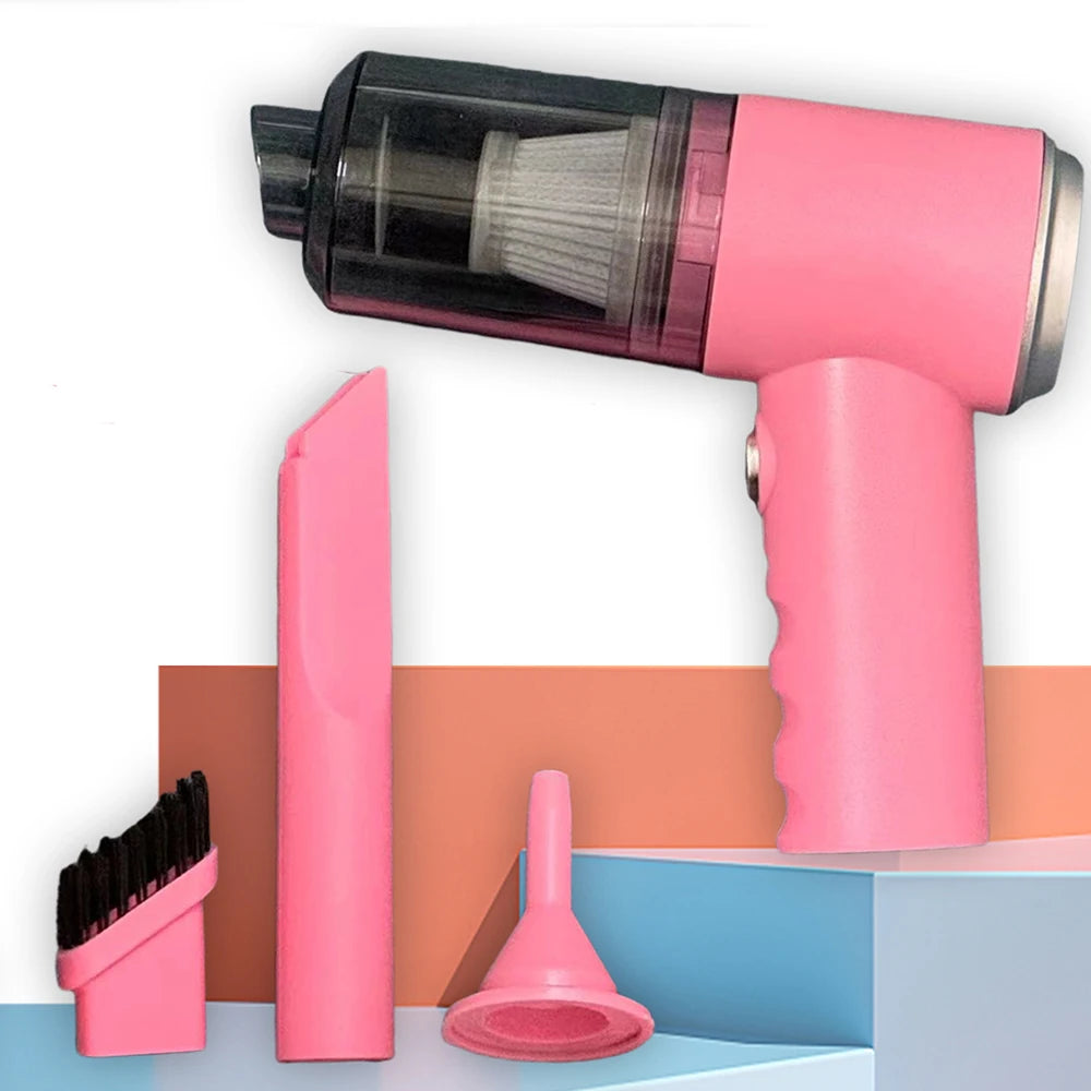 Aspirateur soufflant intégré pour voiture et ménage, chargement USB, aspirateur soufflant, petit, 3 en 1