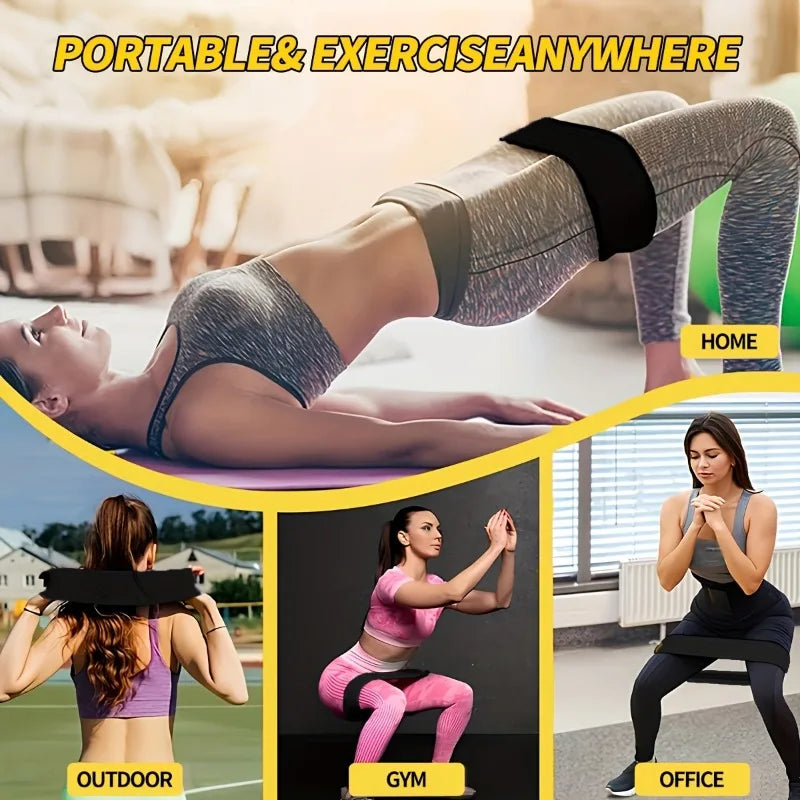 Bandes de résistance pour Squats Fitness Yoga Pilates entraînement de force bandes élastiques extensibles pour jambes fesses Fitness beauté fesses