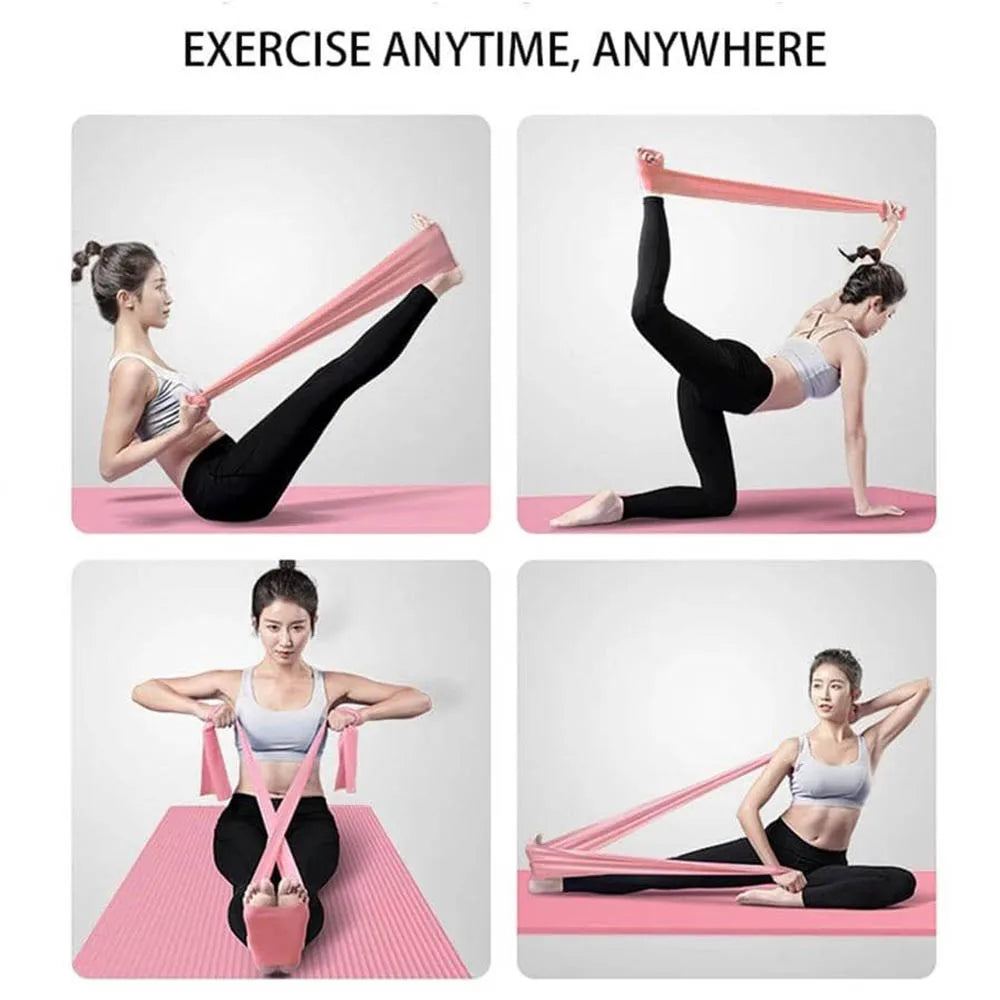 Bandes de résistance pour l'entraînement, bandes d'exercice, thérapie physique, entraînement physique en plein air, Pilates, gymnastique à domicile, bande élastique extensible