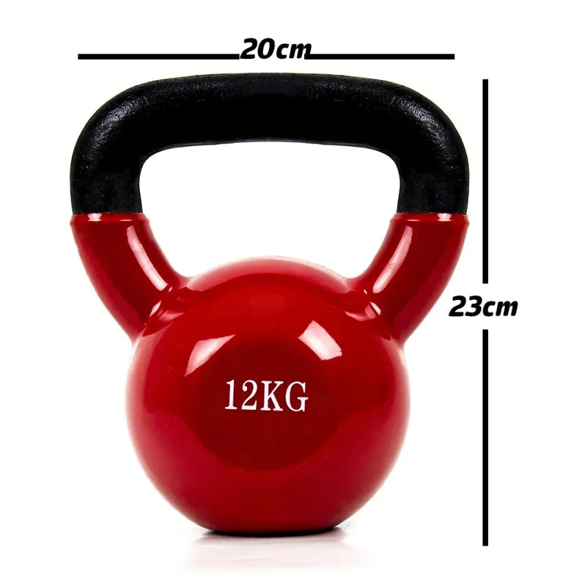Kettlebell en fer avec revêtement vinyle