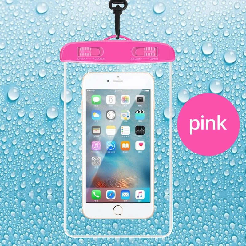 Coque de téléphone étanche, sac étanche de natation, pochette de protection universelle sous-marine pour iPhone 11 12 13 14 Pro Max X