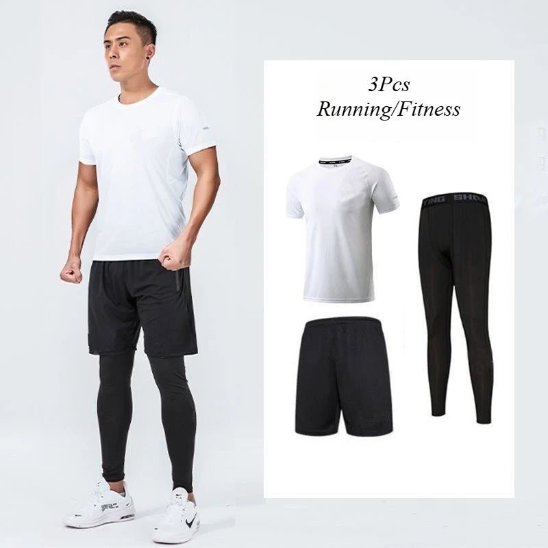 Équipement de sport, de basket-ball, d'entraînement transfrontalier, collants en velours, séchage rapide, combinaisons de Fitness pour course à pied et nuit du matin
