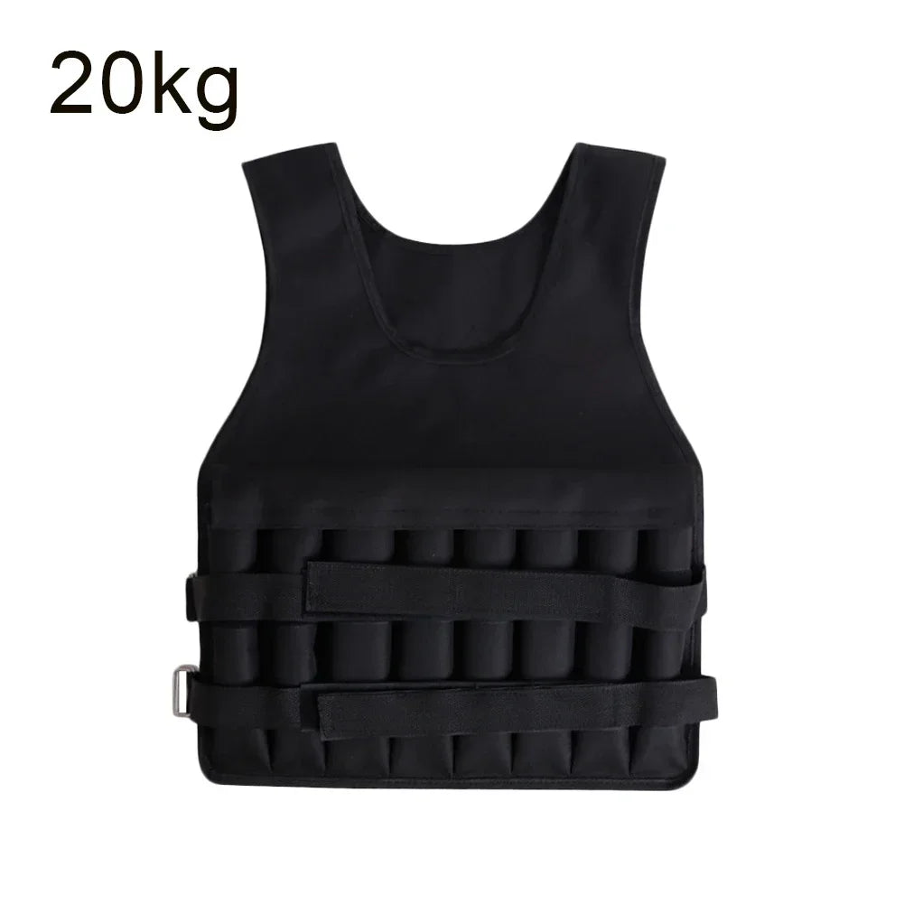20kg charge gilet lesté réglable exercice formation Fitness veste gymnastique entraînement boxe gilet Fitness course sable gilet
