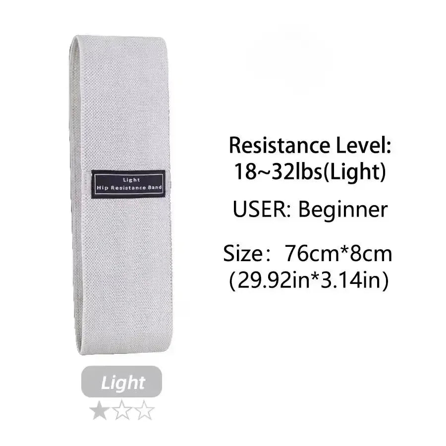 Bandes de résistance, bandes d'entraînement en tissu pour femmes et hommes, bandes de résistance pour butin en tissu, bandes de squat épaisses pour fesses/jambes/cuisses
