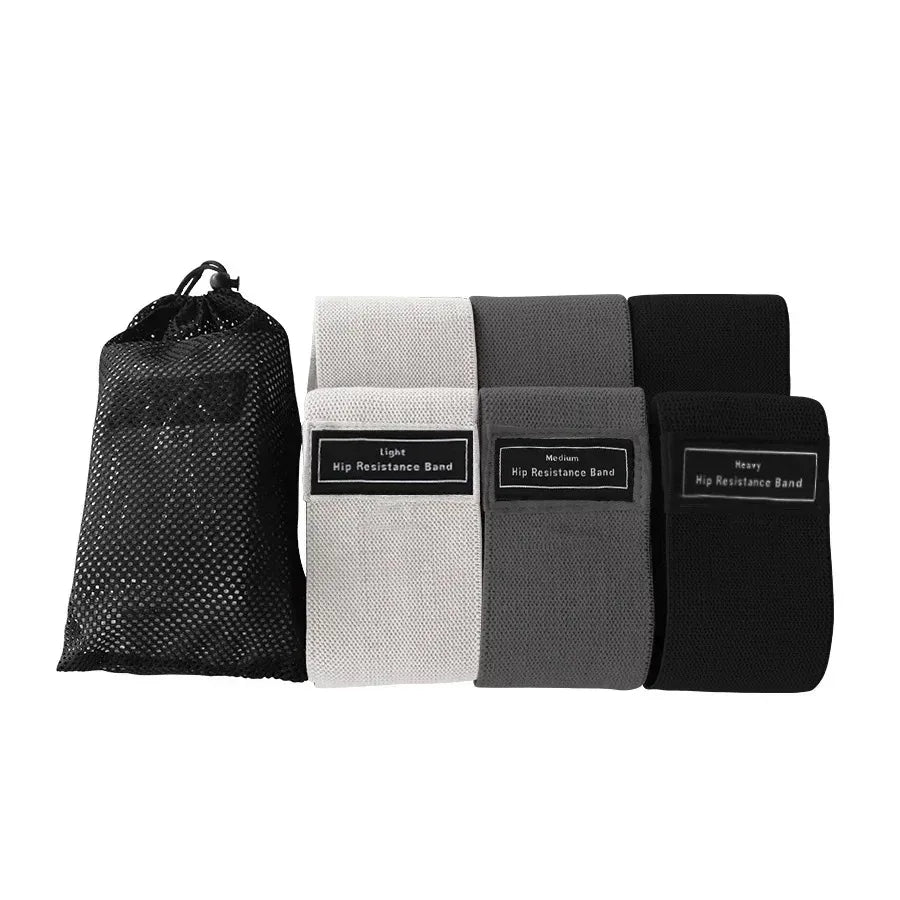 Bandes de résistance, bandes d'entraînement en tissu pour femmes et hommes, bandes de résistance pour butin en tissu, bandes de squat épaisses pour fesses/jambes/cuisses