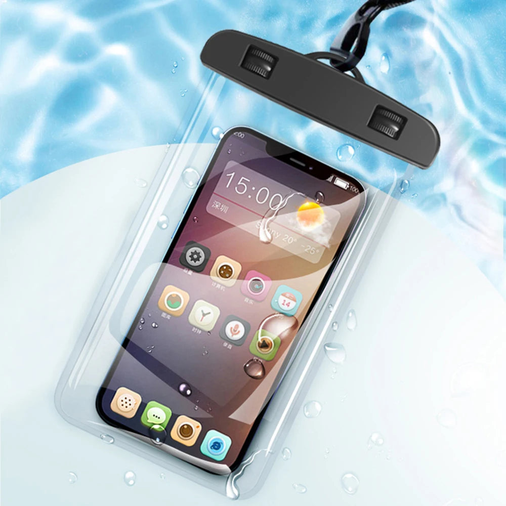 Coque de téléphone étanche, sac étanche de natation, pochette de protection universelle sous-marine pour iPhone 11 12 13 14 15 16 Pro