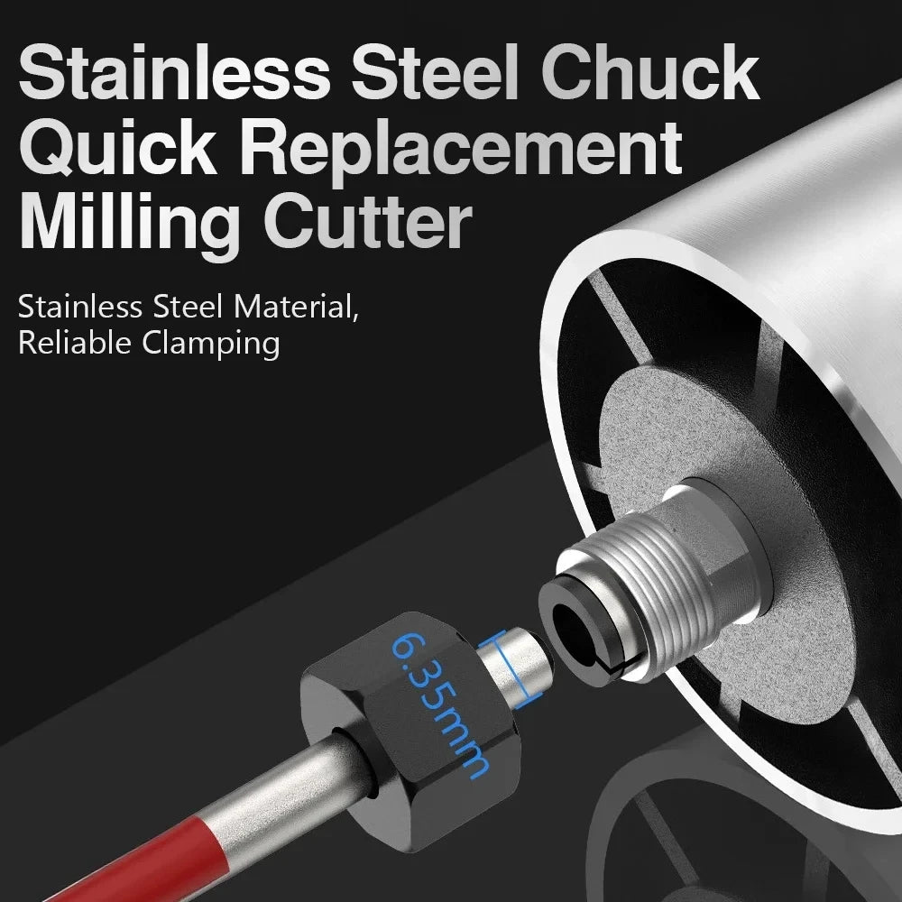 Machine de découpage électrique 6 vitesses 800W, 30000 tr/min, fraisage du bois, gravure, routeur de bord du bois manuel, outils électriques de bricolage à domicile