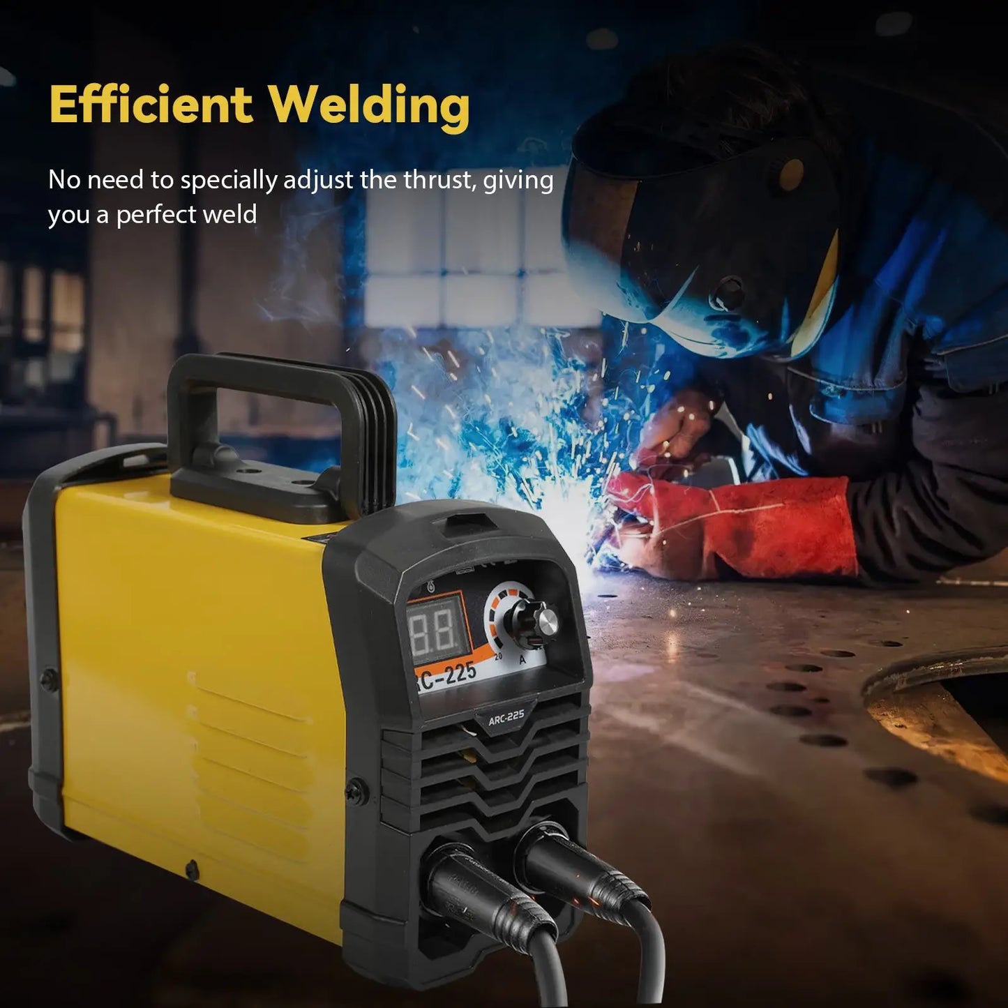 Machine à Souder Portable Entièrement existent de 250A, Accessoire Électrique Tout en Cuivre, de Qualité Industrielle, pour le Ménage