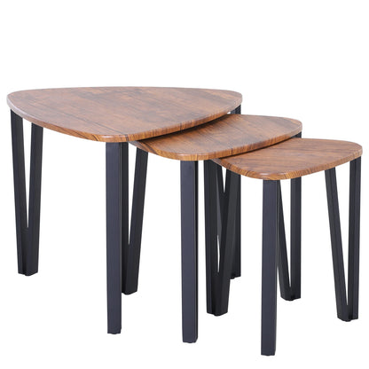Tables basses modernes avec pieds en métal, table d'appoint accent, salle de bain, MCOM 3