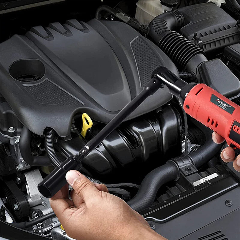 10pcs Impact Socket Set 1/2” Metric Spanner Drive Deep Sockets 10-24mm Pneumatic Wrench Head Tire Removal Tools