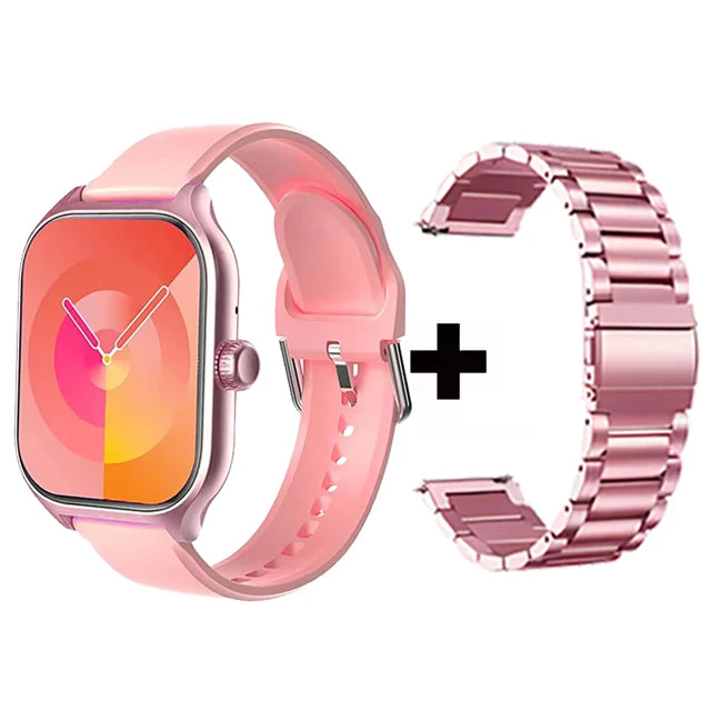Montre intelligente pour Android IOS montres 1.83 pouces HD affichage Bluetooth appel Message alerte musique sport Mode Smartwatch hommes femmes cadeau