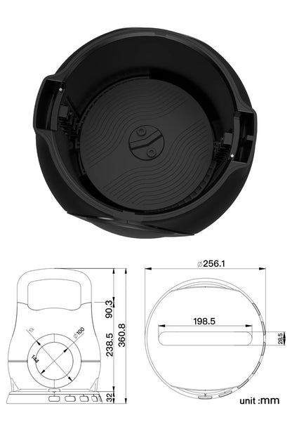 Nouveau SANSHIKJ 44lb cloche de bouilloire, kettlebell réglable rapide à sept vitesses 20kg