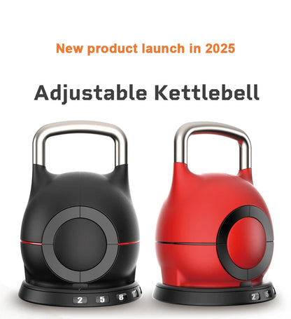 Nouveau SANSHIKJ 44lb cloche de bouilloire, kettlebell réglable rapide à sept vitesses 20kg