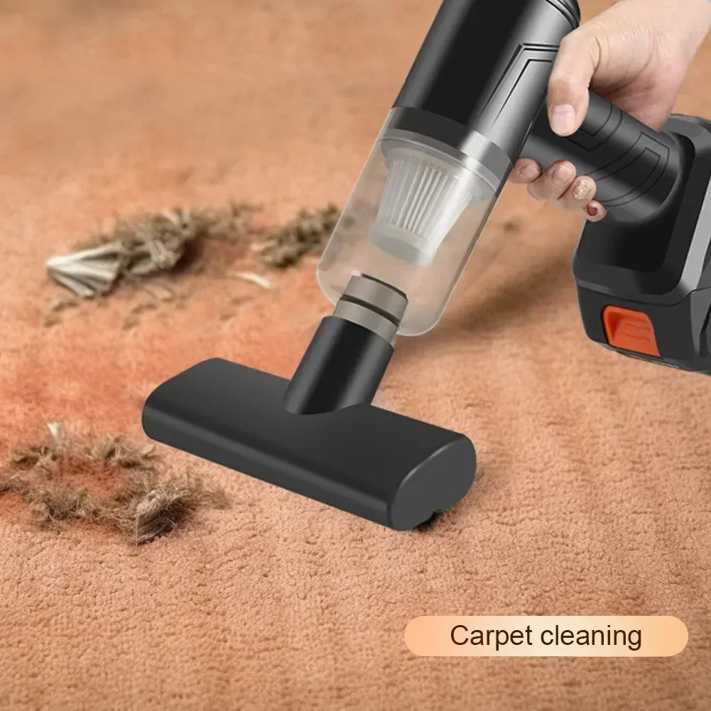 Aspirateur de voiture sans fil 300W, Portable, Machine de nettoyage de voiture, Rechargeable, forte aspiration 12000PA, 1 pièce