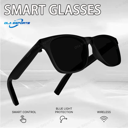 Ola Esporte nouvelles lunettes intelligentes Bluetooth appel lunettes de soleil multi-fonctionnel Anti-lumière bleue lunettes de soleil casque sans fil hommes femmes