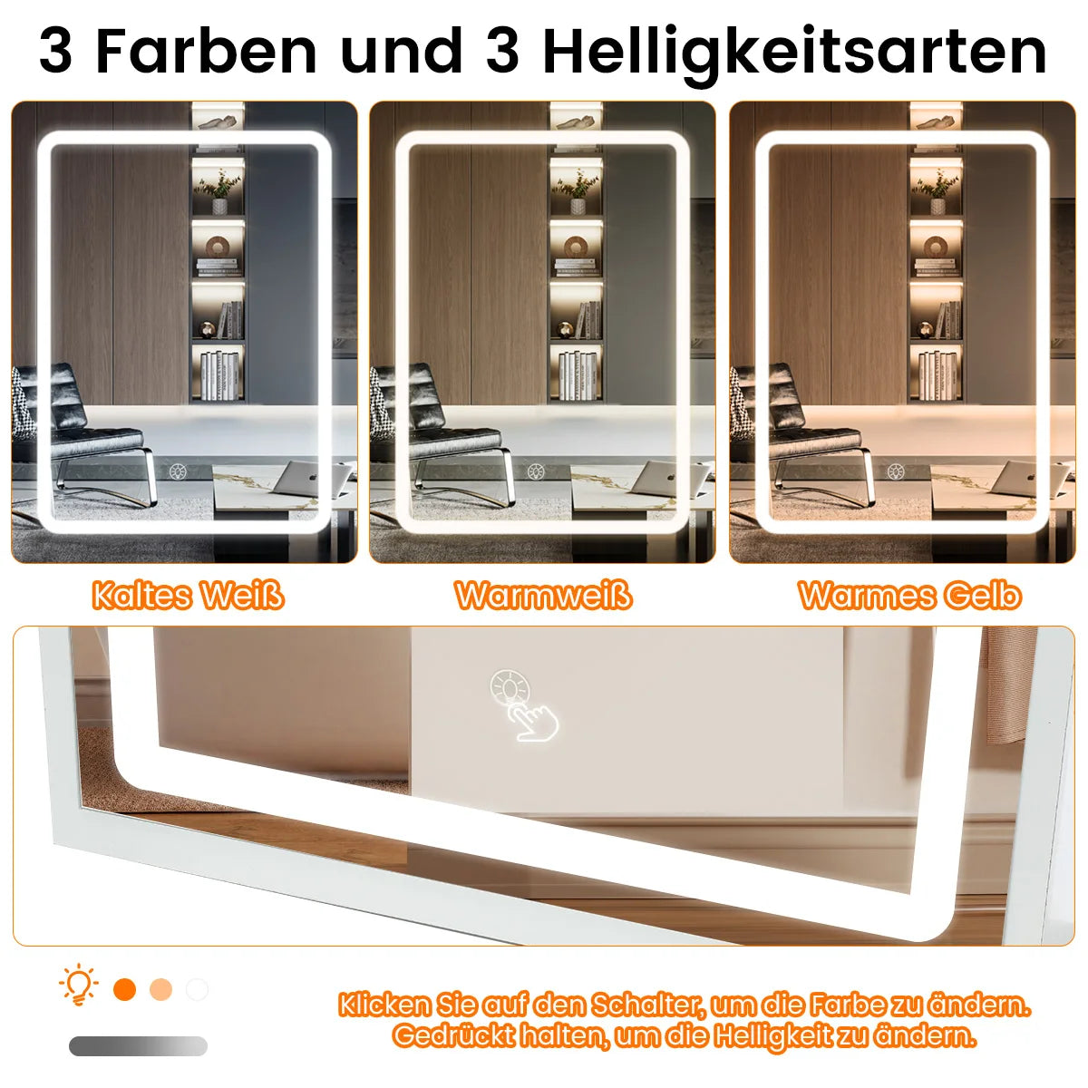 Coiffeuse avec miroir et tabouret, coiffeuse de bureau de maquillage blanche avec tiroirs, étagères ouvertes, coiffeuse de chambre moderne