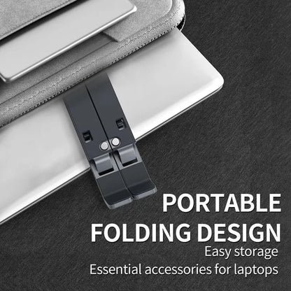 Support pliable pour ordinateur Portable, réglable, Base de Support en alliage d'aluminium pour Macbook, accessoires pour ordinateur Portable