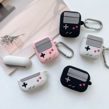 Pour AirPods Pro 2 étui mode classique rétro Console de jeu étuis pour écouteurs pour AirPods 4 3 2 1 Pro 2 Pro2 housse en Silicone avec crochet