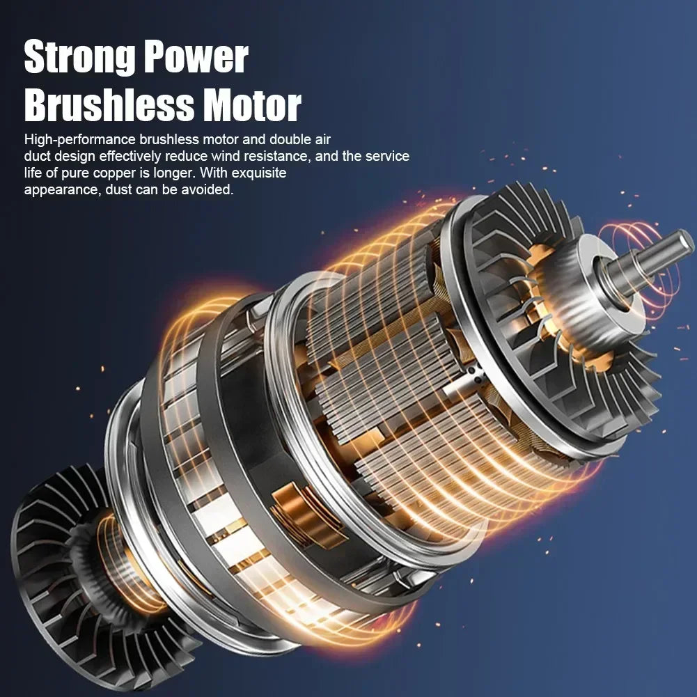 Aspirateur de voiture sans fil 300W, Portable, Machine de nettoyage de voiture, Rechargeable, forte aspiration 12000PA, 1 pièce