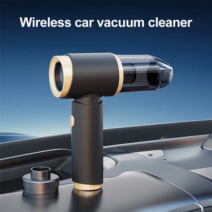 Cordless Rechargeable Car Vacuum Cleaner handheld Portable  Motor Vacuum Cleaner 60W With Short Long Nozzle Brush