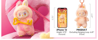 100% authentique POP MART Labubu les monstres grand dans l'énergie série vinyle peluche pendentif boîte aveugle boîte unique aléatoire