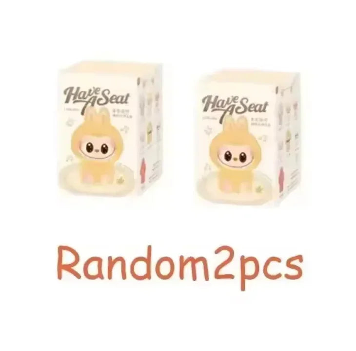 Pour la série V3 fréquence cardiaque Macaron émail motif visage aveugle boîte PVC Image décoration de bureau mignon Pop cadeau