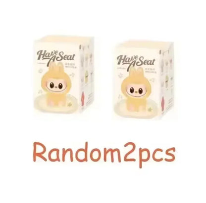 Pour la série V3 fréquence cardiaque Macaron émail motif visage aveugle boîte PVC Image décoration de bureau mignon Pop cadeau