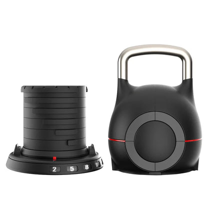 Nouveau SANSHIKJ 44lb cloche de bouilloire, kettlebell réglable rapide à sept vitesses 20kg