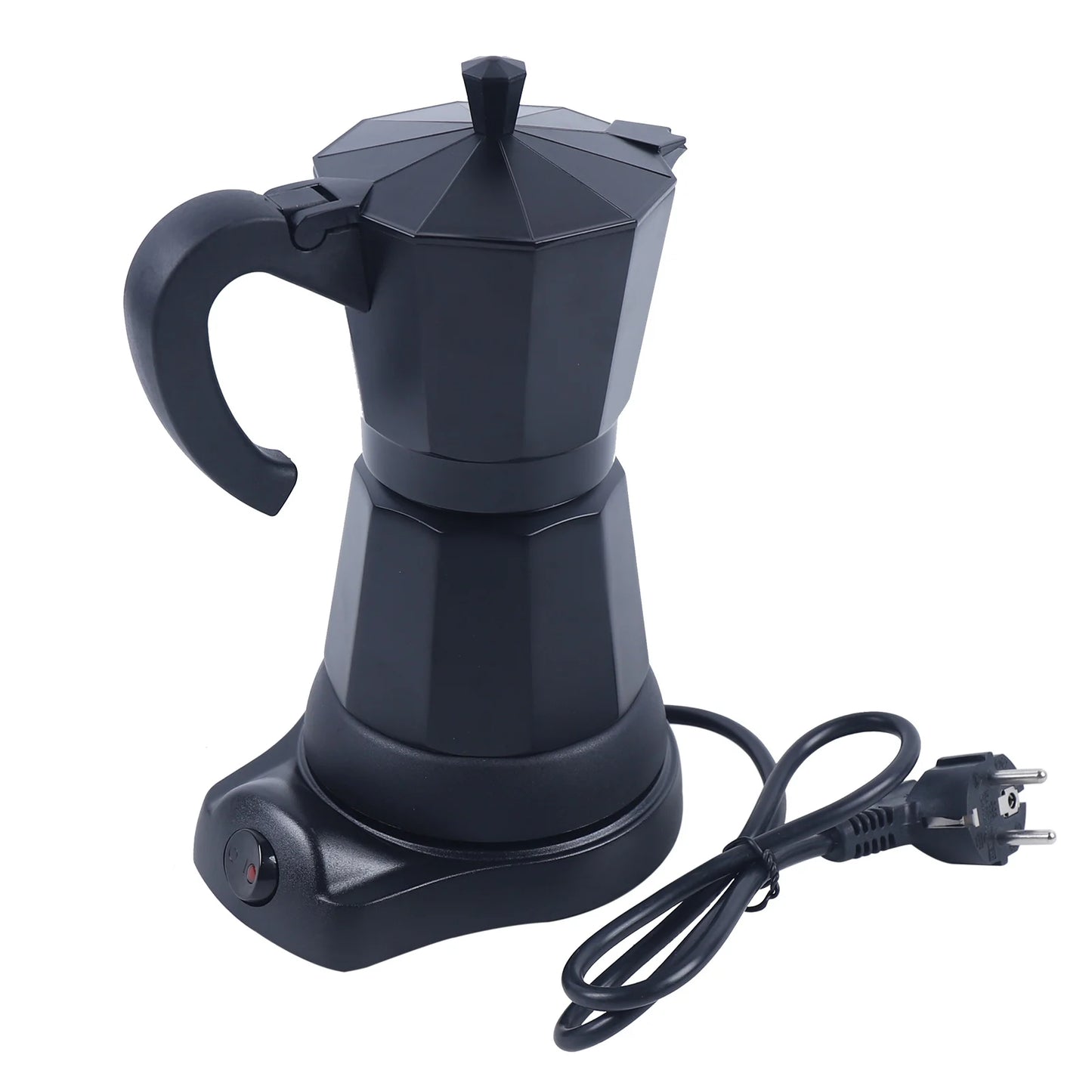 300 ml Electric Coffee Machine Aluminium Espresso Maker Mocha Espresso Pot with Separate Base