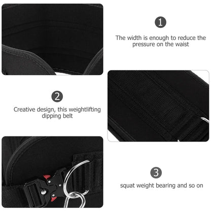 Ceinture d'haltérophilie, équipement de sport, Fitness, chaîne en métal, ceinture de traction lestée pour les exercices