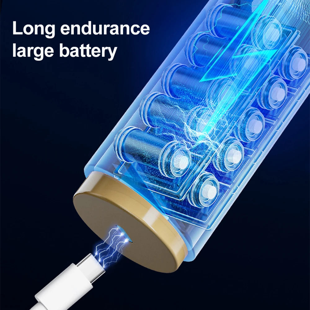 Cordless Rechargeable Car Vacuum Cleaner handheld Portable  Motor Vacuum Cleaner 60W With Short Long Nozzle Brush