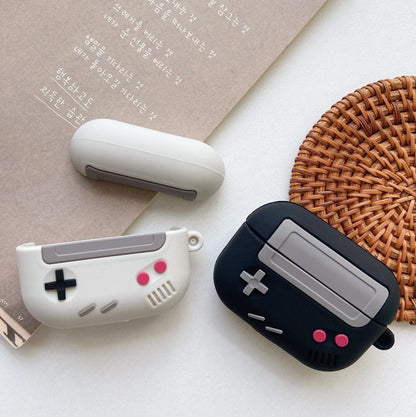 Pour AirPods Pro 2 étui mode classique rétro Console de jeu étuis pour écouteurs pour AirPods 4 3 2 1 Pro 2 Pro2 housse en Silicone avec crochet