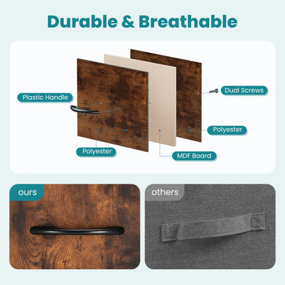 JHK Desser pour chambre à coucher avec 7 tiroirs en tissu organisateur placard de rangement poitrine vêtements pour salon vitrine de meubles
