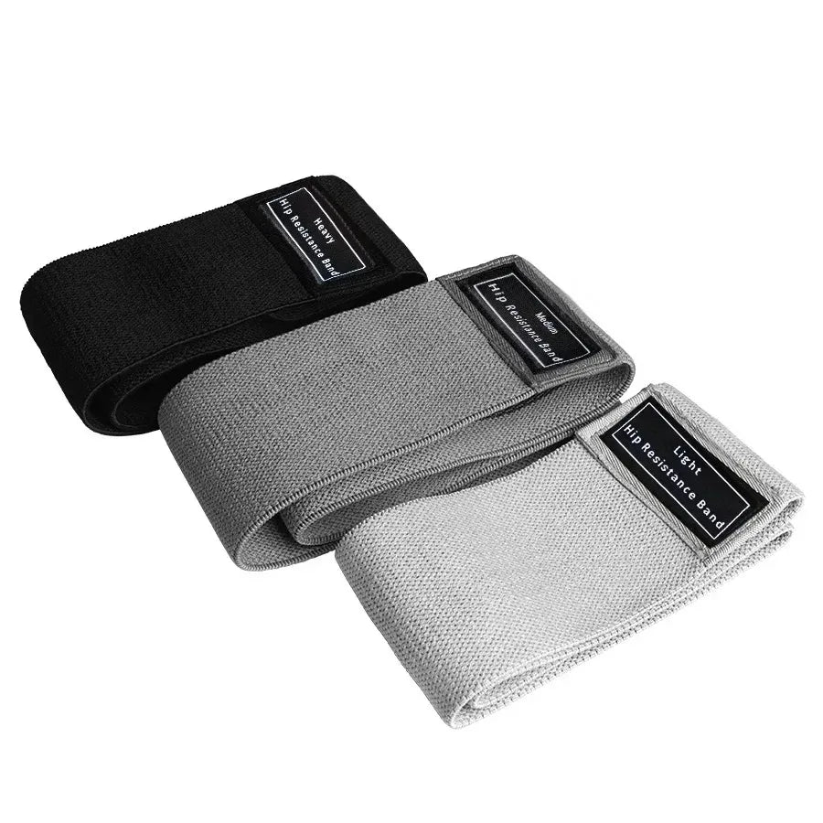 Bandes de résistance, bandes d'entraînement en tissu pour femmes et hommes, bandes de résistance pour butin en tissu, bandes de squat épaisses pour fesses/jambes/cuisses