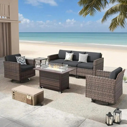 Housses de coussin de canapé à imprimé Tropical extérieur-protecteurs de meubles antidérapants, remplacement pour coussins de siège individuels