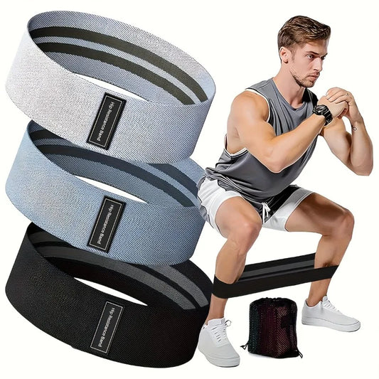 Bandes de résistance pour Squats Fitness Yoga Pilates entraînement de force bandes élastiques extensibles pour jambes fesses Fitness beauté fesses