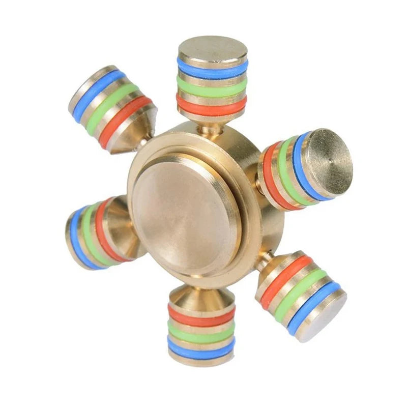 Toupie gyroscopique en métal EDC pour adultes, gadget unique du bout des doigts, trucs sympas, jouets Fidget pour l'anxiété et les instituts soulignés