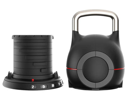 Nouveau SANSHIKJ 44lb cloche de bouilloire, kettlebell réglable rapide à sept vitesses 20kg
