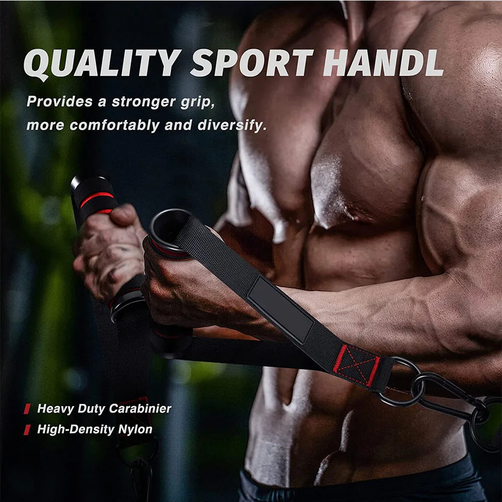 Bandes de résistance, Station de fixation de barre de poignée, sangle de poulie de Fitness, accessoires d'entraînement de gymnastique à domicile, équipements d'entraînement