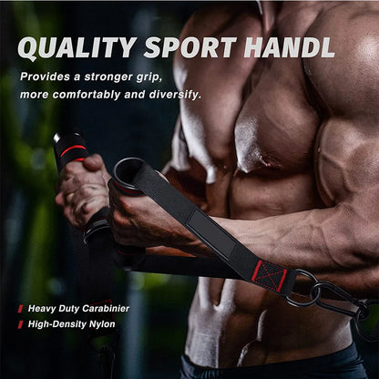 Bandes de résistance, Station de fixation de barre de poignée, sangle de poulie de Fitness, accessoires d'entraînement de gymnastique à domicile, équipements d'entraînement