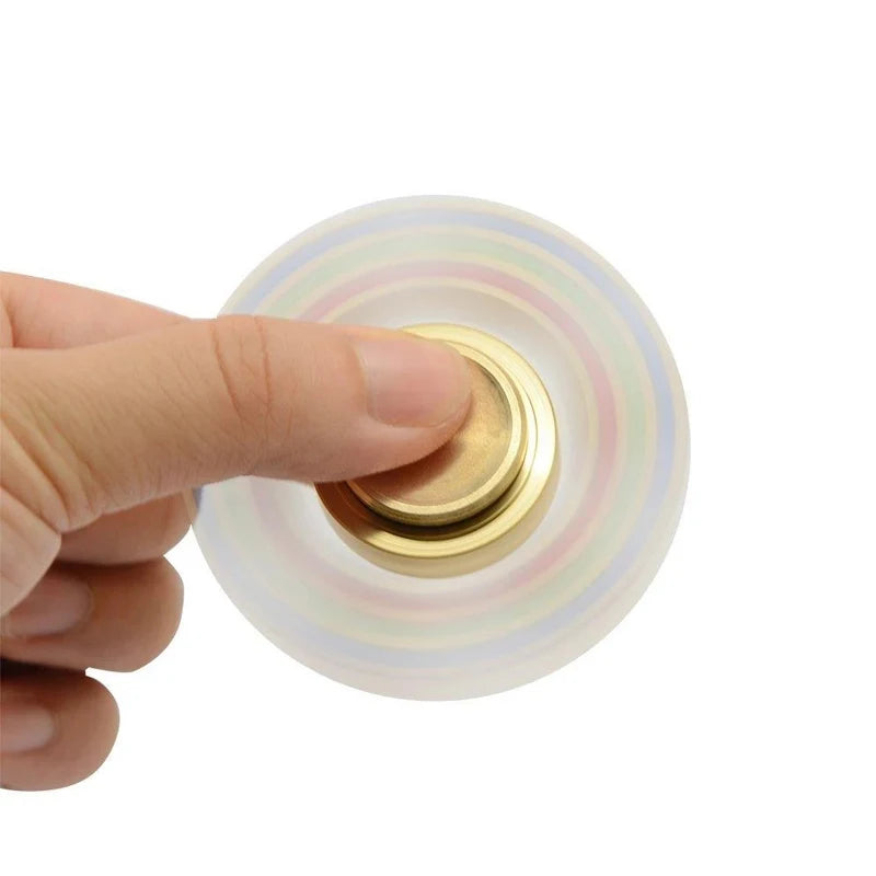 Toupie gyroscopique en métal EDC pour adultes, gadget unique du bout des doigts, trucs sympas, jouets Fidget pour l'anxiété et les instituts soulignés