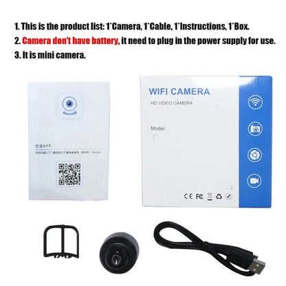 1080P HD Mini caméra WiFi sans fil HD Vision nocturne caméra maison X5 caméra à distance enfants surveillance de sécurité des animaux de compagnie