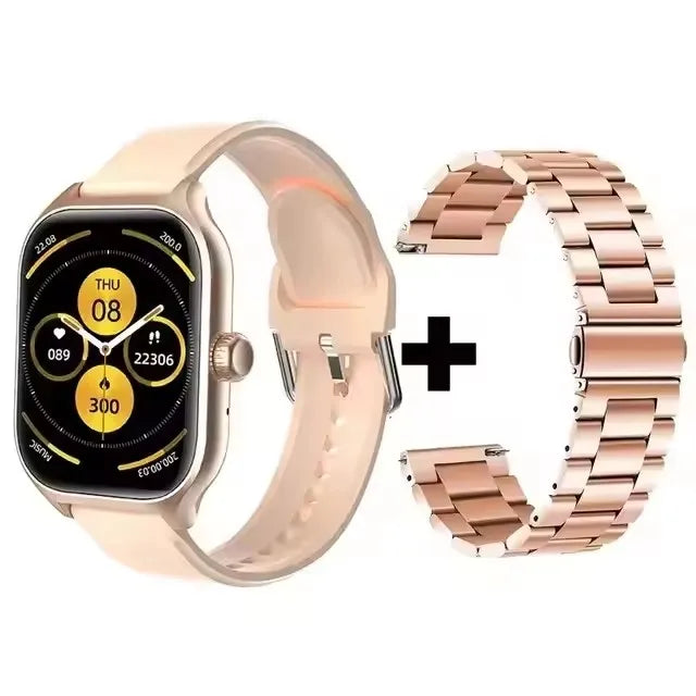 Montre intelligente pour Android IOS montres 1.83 pouces HD affichage Bluetooth appel Message alerte musique sport Mode Smartwatch hommes femmes cadeau