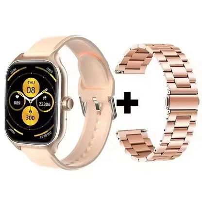Montre intelligente pour Android IOS montres 1.83 pouces HD affichage Bluetooth appel Message alerte musique sport Mode Smartwatch hommes femmes cadeau