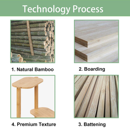 Support de plantes d'angle haut en bambou à 3 niveaux, support de jardinière, support de Pot de fleur, support de rangement pour balcon, jardin, Patio