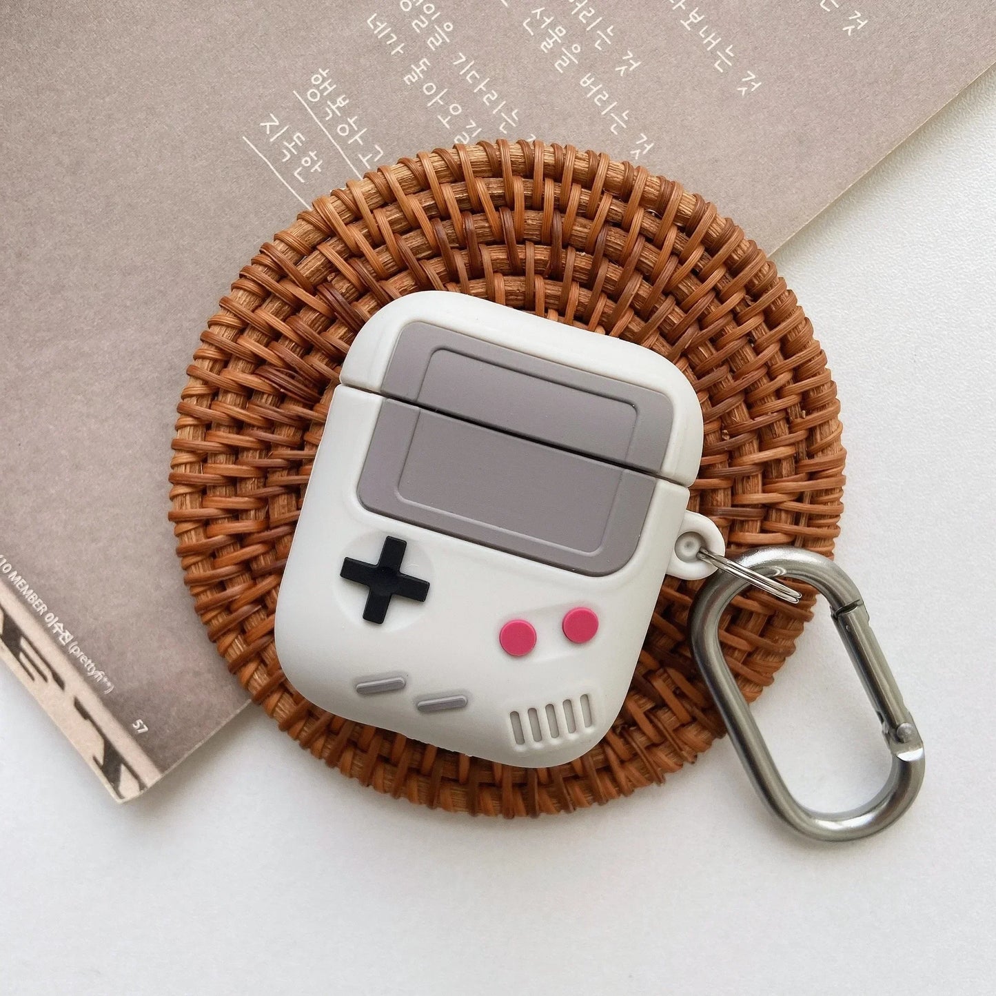 Pour AirPods Pro 2 étui mode classique rétro Console de jeu étuis pour écouteurs pour AirPods 4 3 2 1 Pro 2 Pro2 housse en Silicone avec crochet