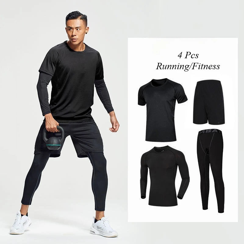 Équipement de sport, de basket-ball, d'entraînement transfrontalier, collants en velours, séchage rapide, combinaisons de Fitness pour course à pied et nuit du matin
