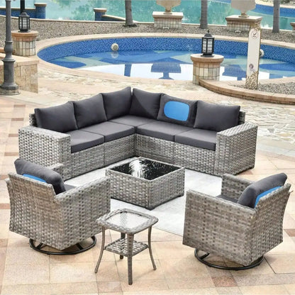 Housses de coussin de canapé à imprimé Tropical extérieur-protecteurs de meubles antidérapants, remplacement pour coussins de siège individuels