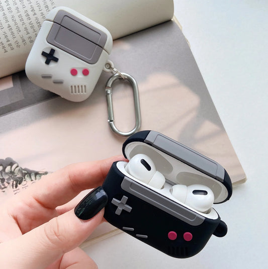Pour AirPods Pro 2 étui mode classique rétro Console de jeu étuis pour écouteurs pour AirPods 4 3 2 1 Pro 2 Pro2 housse en Silicone avec crochet