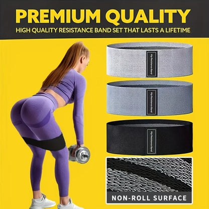 Bandes de résistance pour Squats Fitness Yoga Pilates entraînement de force bandes élastiques extensibles pour jambes fesses Fitness beauté fesses